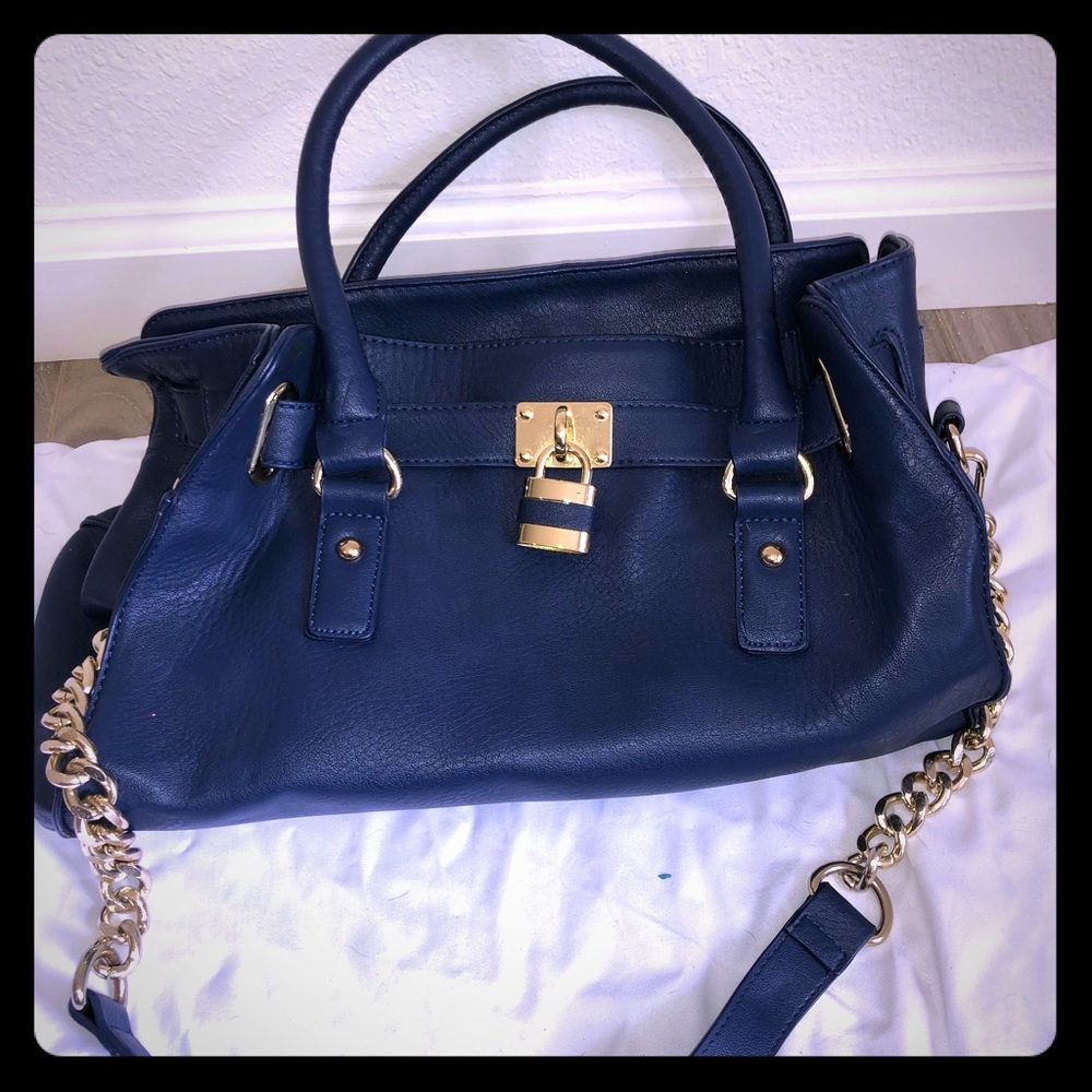 Navy blue purse